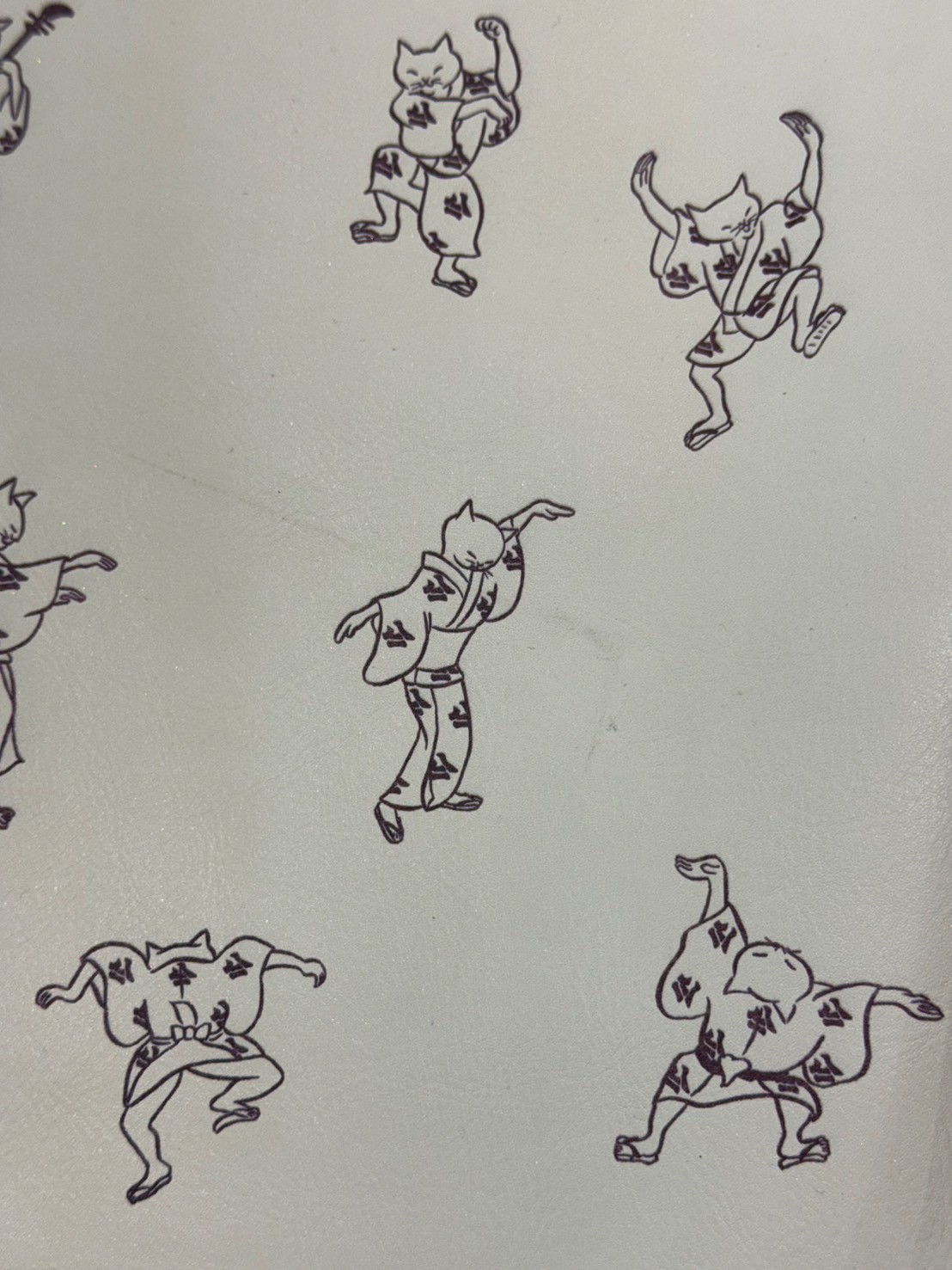HARE CATS 1 leather pattern