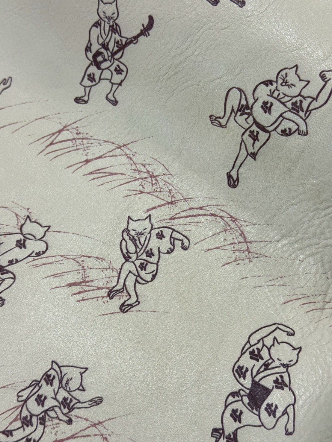 HARE CATS INAHO leather pattern