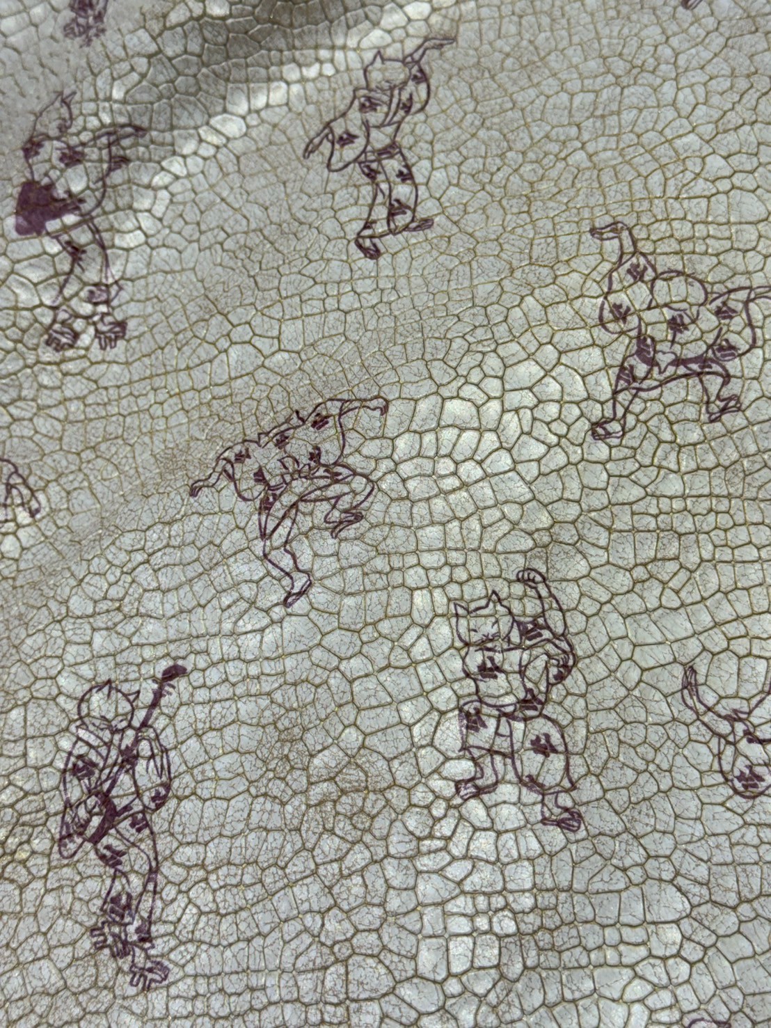 HARE CATS 1-KINTSUGI leather pattern